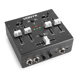 Vonyx - VDJ2USB 3-Channel Streo DJ/USB Mixer