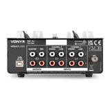 Vonyx - VDJ2USB 3-Channel Streo DJ/USB Mixer