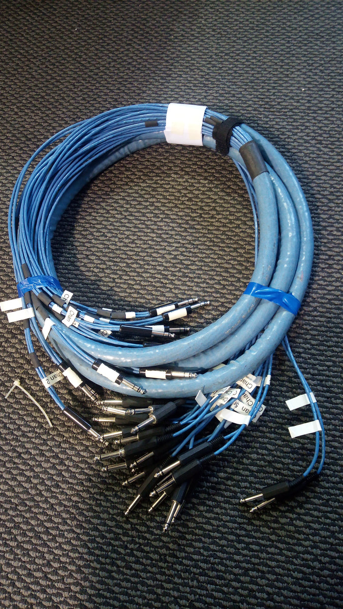 4m XLR Female/Jack Male 12 Channel Snake Second Hand The Music