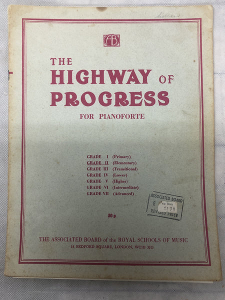 The Highway Of Progress for Pianoforte - Grade II (Second Hand)