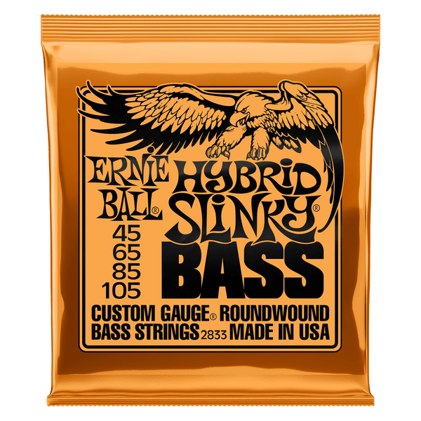 Ernie Ball - Hybrid Slinky Bass Guitar Strings - 45/105