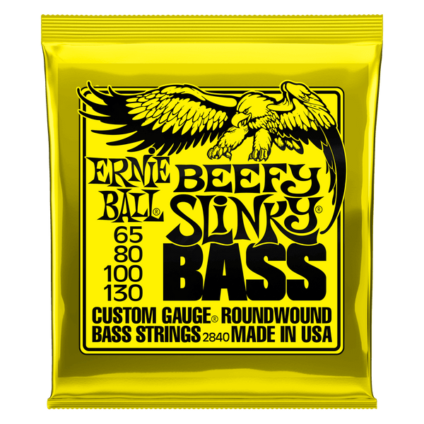 Ernie Ball - Beefy Slinky Bass Guitar Strings - 65/130