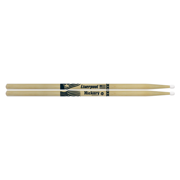 Liverpool - American Hickory Drumsticks - 5A Nylon Tip