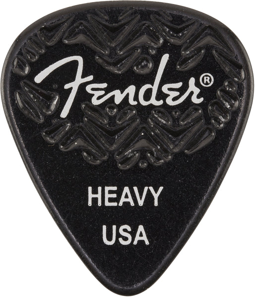 Fender - Wavelength 351 Heavy Guitar Picks - Black (6 Pack)