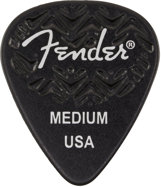 Fender - Wavelength 351 Medium Guitar Picks - Black (6 Pack)