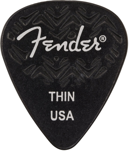 Fender - Wavelength 351 Thin Guitar Picks - Black (6 Pack)