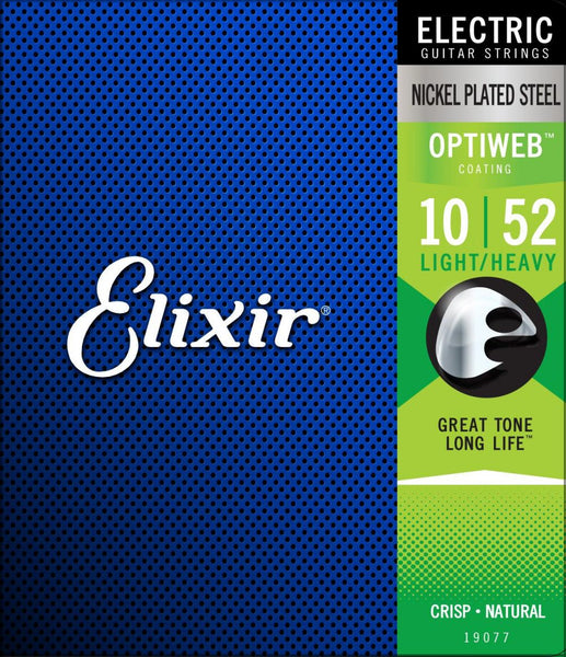 Elixir - Optiweb Electric Guitar Strings - 10/52