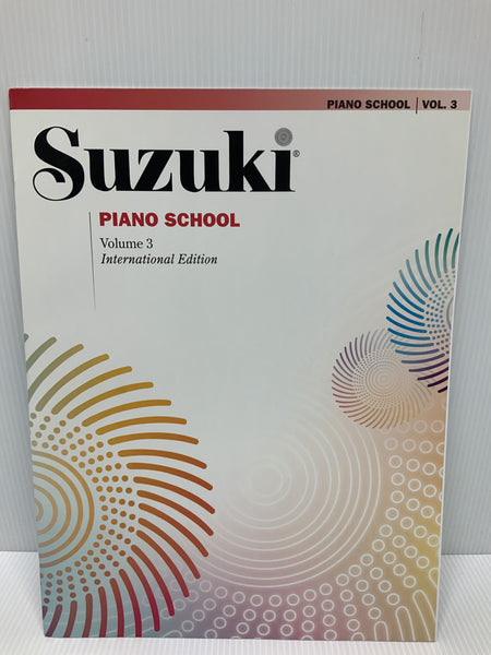 Suzuki - Piano School - Vol 3 - Book Only