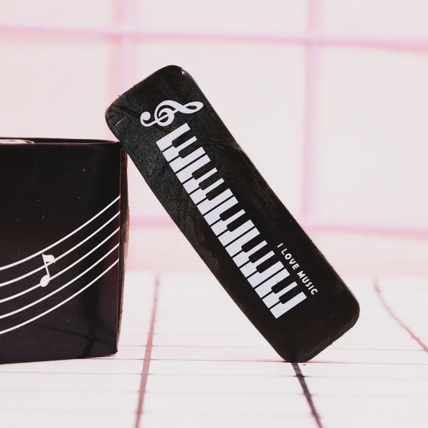 Piano Design Eraser - Black