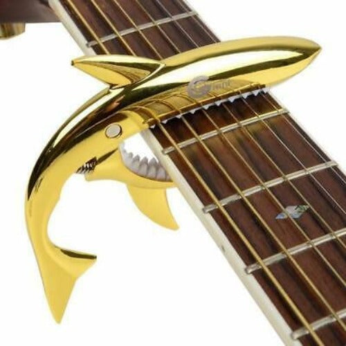 Shark - Guitar Capo - Gold