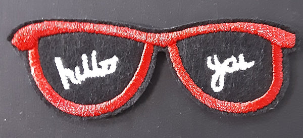 "Hello You" Sunglasses Fabric Badge