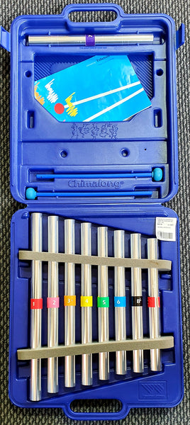 Chimalong long bells with beater and case.