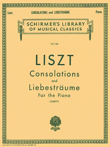 Schirmer Edition - Liszt - Consolations and Liebestraume