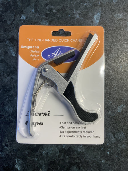 Aiersi - The One-Handed Quick Change Capo - Silver
