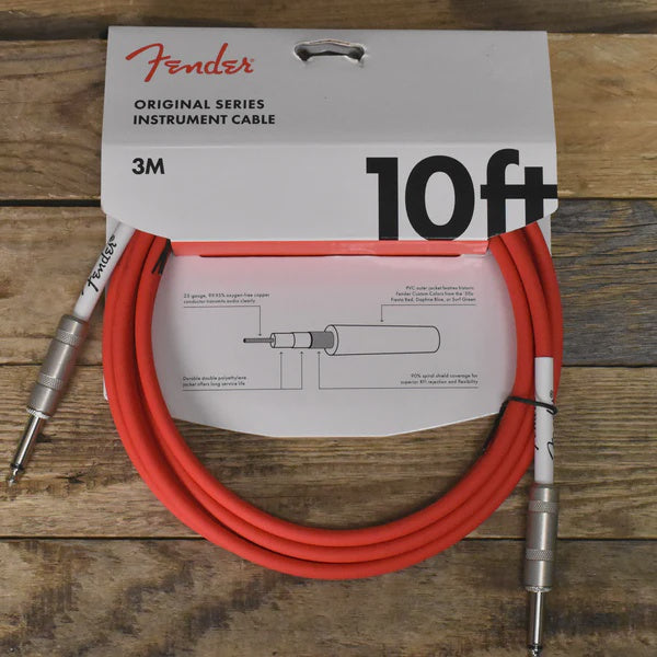 Fender - Original Coil Cable - 10' Fiesta Red