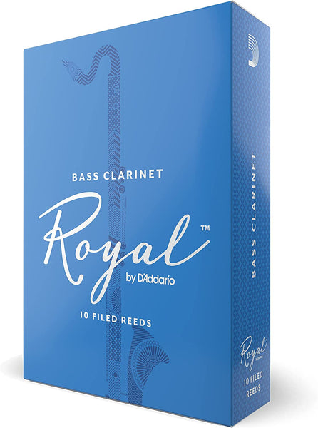 Rico Royal - x10 Bass Clarinet Reeds - Size 3.0