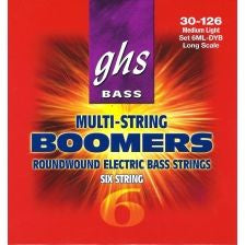 GHS - Bass Boomers - 6-String Bass Guitar Strings - 30/126