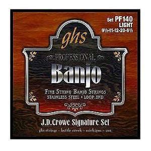 Ghs Banjo 5 String Loop End Light 0095-020 Jd Crowe Set