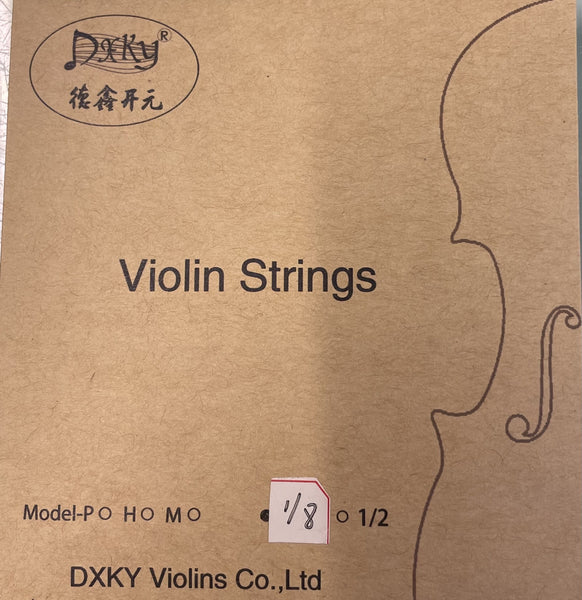DXKY - Violin String Set - 1/8 Size