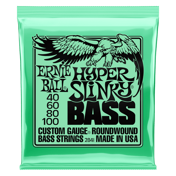 Ernie Ball - Bass Guitar Strings - Hyper Slinky 40/100
