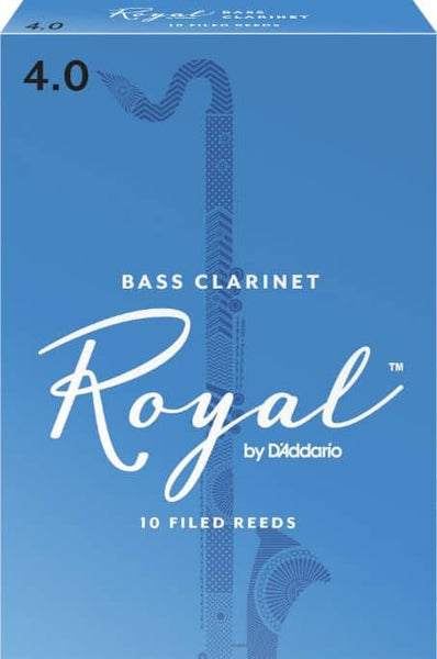 Rico Royal - x10 Bass Clarinet Reeds - Size 4