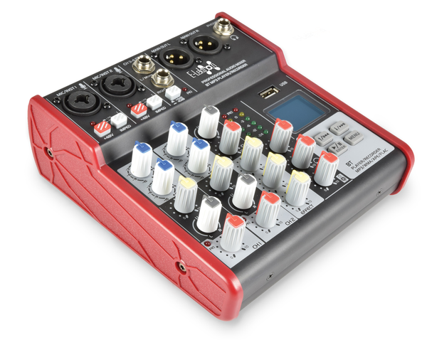 E-lektron - 4 Channel Audio Mixer - with Bluetooth