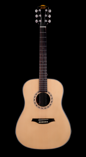 Bromo - Blanc Series - Dreadnought Acoustic Guitar - Spruce Top