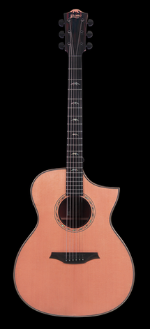 Bromo - Tahoma Series - Hillside Auditorium Cutaway Acoustic Guitar - Solid Spruce Top