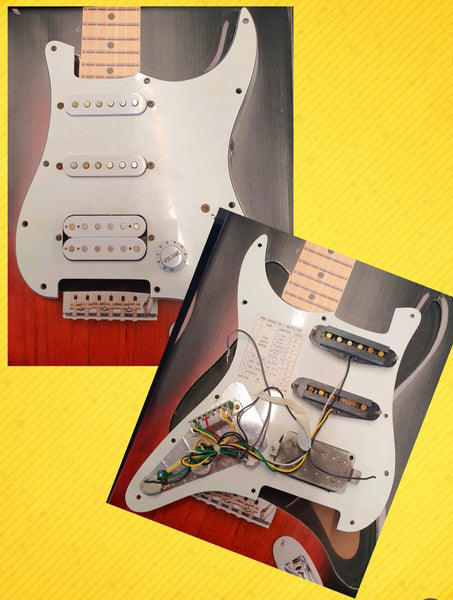 Loaded Guitar scratchplate  with Pickups