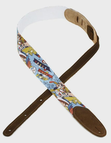 Lm Guitar Straps Woodstock Yellow