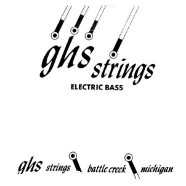 GHS - Brite Flats Bass Guitar Single Strings - 129