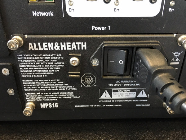 Allen and Heath Optional redundant hot swappable PSU for dLive Surfaces