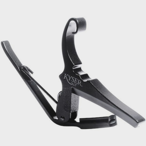 Kyser - Steel String Guitar Capo with Low Tension Spring - Black