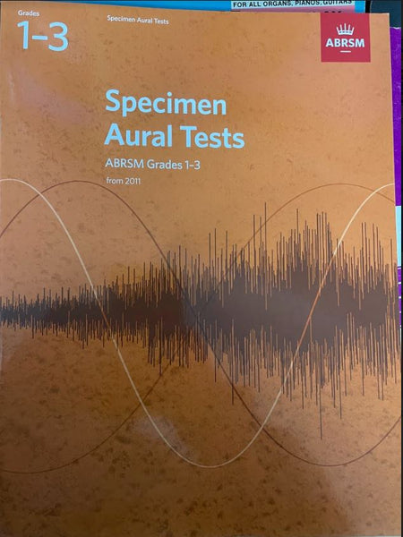 ABRSM - Specimen Aural Tests Book 1 - Grades 1 to 3