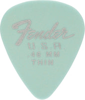 Fender- Dura-Tone 351 0.46mm Guitar Picks - Daphne Blue