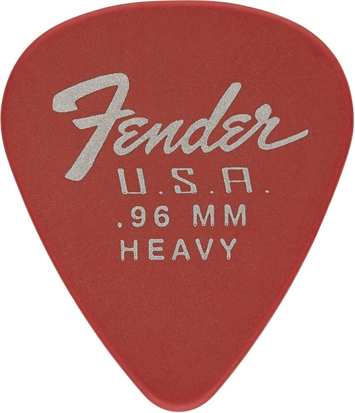 Fender-  Dura-Tone 351  0.96mm Guitar Picks - Fiesta Red (12 Pack)