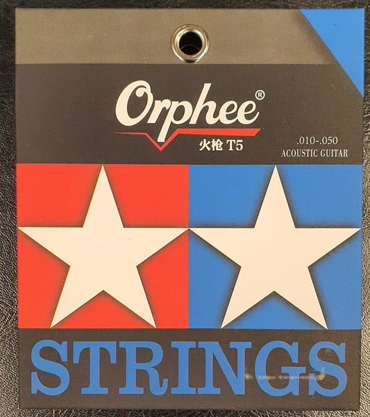 Orphee Firelock Acoustic Guitar Strings T5 010 ,050