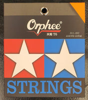 Orphee Firelock Acoustic Guitar Strings T6 011 ,052