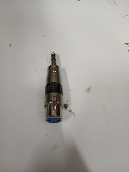 3-Pin Female XLR  to 6.35mm Jack Connector
