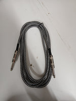 MEG - Woven Instrument Cable 6.35mm Jack - 10m