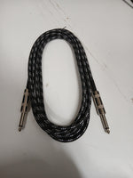 MEG - Woven Instrument Cable 6.35mm Jack - 10m