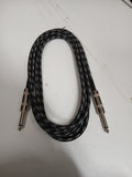 MEG - Woven Instrument Cable 6.35mm Jack - 10m