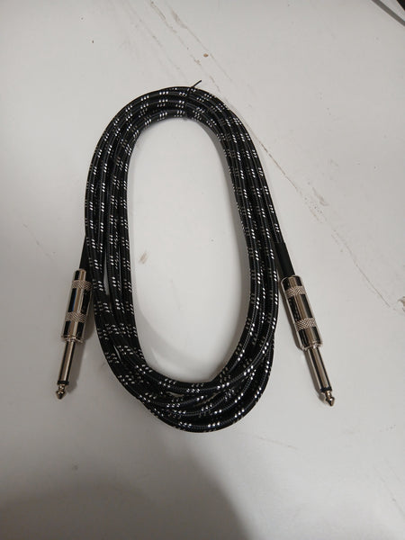 MEG - Woven Instrument Cable 6.35mm Jack - 10m