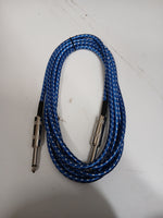 MEG - Woven Instrument Cable 6.35mm Jack - 10m