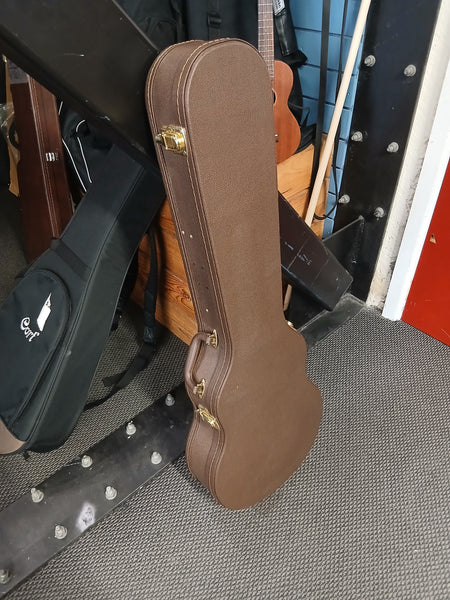 Leather Acoustic Guitar Hard Case - Second Hand