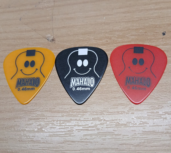 Mahalo - 3 Pack Ukulele Picks 0.46mm