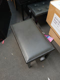 Takemoto - Second Hand Piano Stool - Plain Black Leather