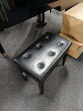 Takemoto - Second Hand Piano Stool - Buttoned Black Leather (3)