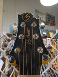 Greg Bennett - GJ100 Sitka Solid Top Jumbo Natural Acoustic Guitar - Second Hand