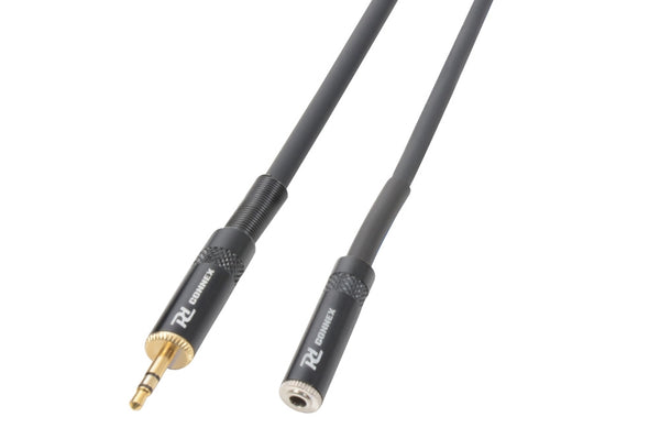 PD CONNEX - Audio Lead - 3.5mm Stereo Female to 3.5mm Stereo Male - 1.5m